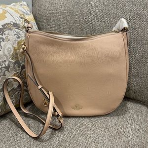 COACH Pebbled leather Sutton Hobo, NWT, nude color. No smoking home. Beautiful!